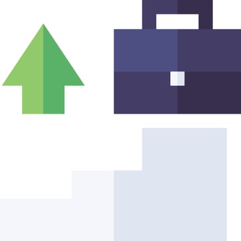 career path illustration design vector