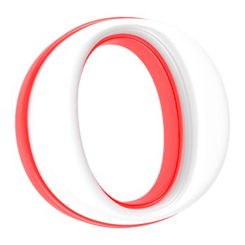 Red Alphabet with White 3D Letter O png