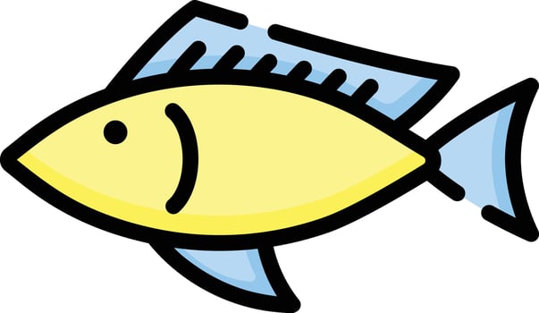 fish illustration design vector