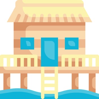 hut illustration design vector