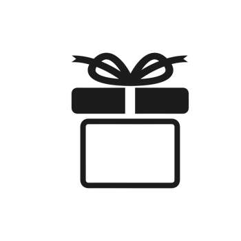 gift box icon solid, package birthday, surprise box png