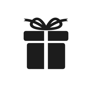 gift box icon solid, package birthday, surprise box png