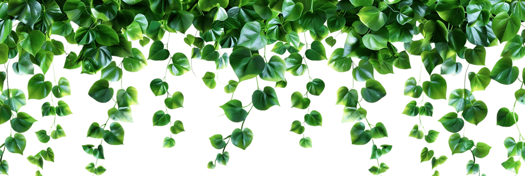 Green Vine Leaves Hanging Illustration png
