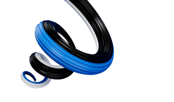 Estonia Flag Ribbon independence day banner 3d illustration. Estonian memorial holiday 24th of February png