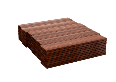 Stack Of High Quality Seamless Realistic Brown Wooden Planks 3D Illustration png