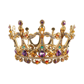 Luxury Crown on Transparent Background png