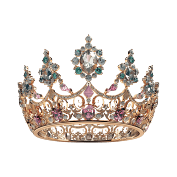 Luxury Crown on Transparent Background png