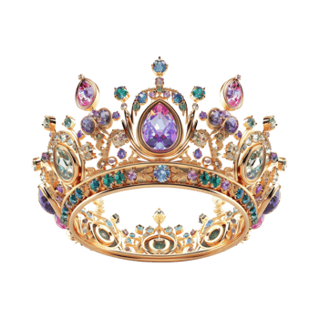 Luxury Crown on Transparent Background png