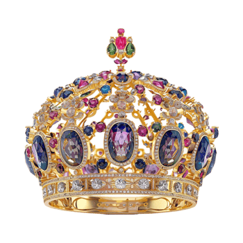 Luxury Crown on Transparent Background png