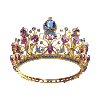 Luxury Crown on Transparent Background png