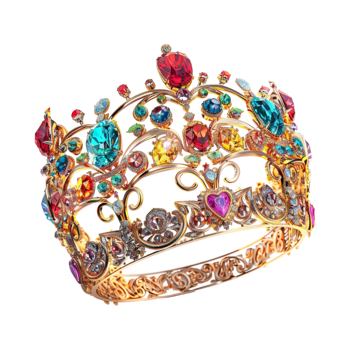 Luxury Crown on Transparent Background png