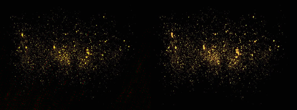 Splash texture gold glitter isolated luxury golden color celebratory background vector