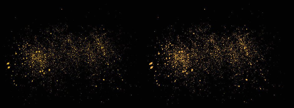 Shiny glow shimmer dust gold glitter luxury glamour texture vector