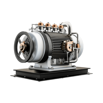 Water Pumping Machine on Transparent Background png