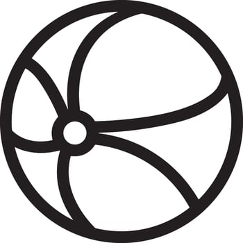 Ball icon symbol image vector