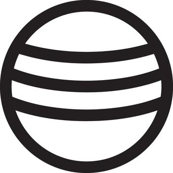 Ball icon symbol image vector