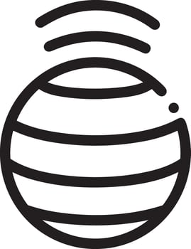 Ball icon symbol image vector