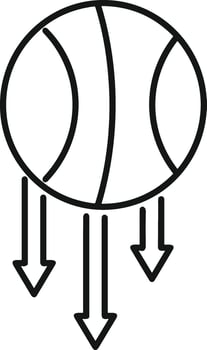 Ball icon symbol image vector