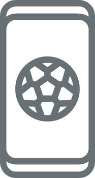Ball icon symbol image vector