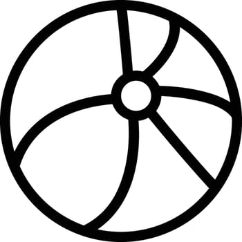 Ball icon symbol image vector