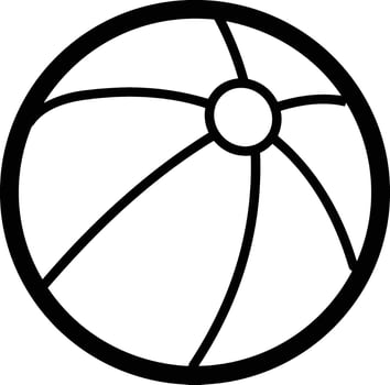 Ball icon symbol image vector