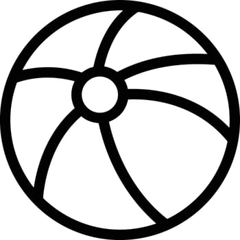 Ball icon symbol image vector