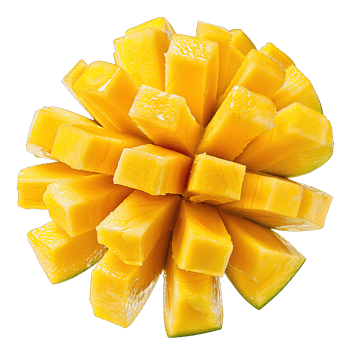 Yellow ripe Mango fruit png