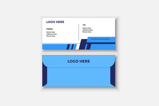 Business Envelope Design Layout vector