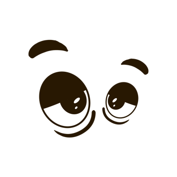 cartoon eyes flat png