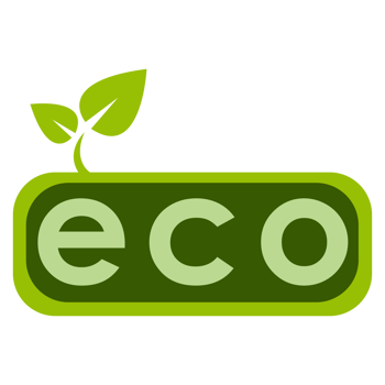 green leaves plant emblem banner eco friendly png