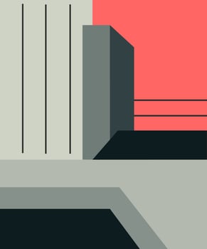 background in the style of brutalism. abstract shapes vector