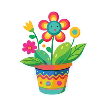 Flowerpot Houseplant Illustration vector