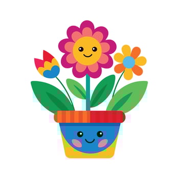 Flowerpot Houseplant Illustration vector