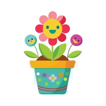 Flowerpot Houseplant Illustration vector