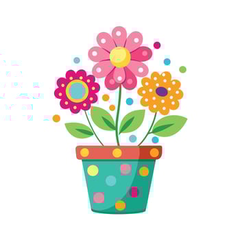 Flowerpot Houseplant Illustration vector