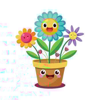 Flowerpot Houseplant Illustration vector