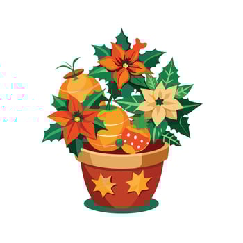 Flowerpot Houseplant Illustration vector