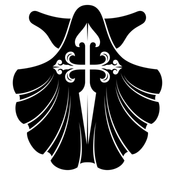 Christian symbology of the apostle santiago, Cross of the apostle Santiago with venera png