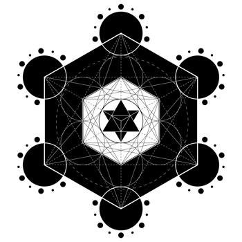 Metatron symbol, sacred geometry, metatron geometric figure png