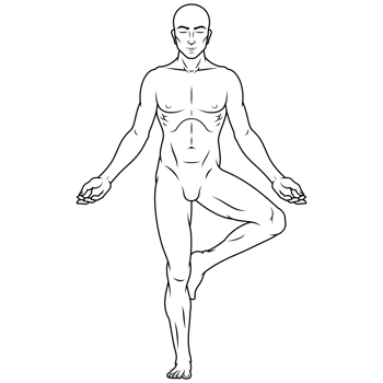 Man doing fitness and pilates exercises, a man meditating doing yoga png