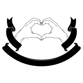 hands forming a heart as a symbol of love png