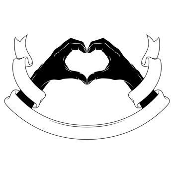 hands forming a heart as a symbol of love png