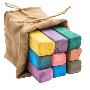 chalks in the bag transparent background png
