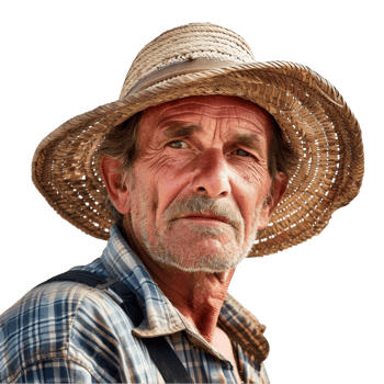 farmer transparent background png