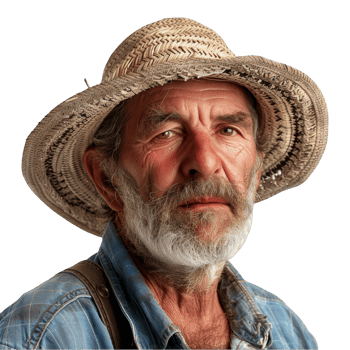 farmer transparent background png