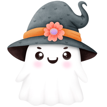 Cute ghost halloween png