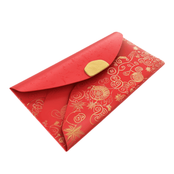 red envelope with gold and red design Genereted AI png