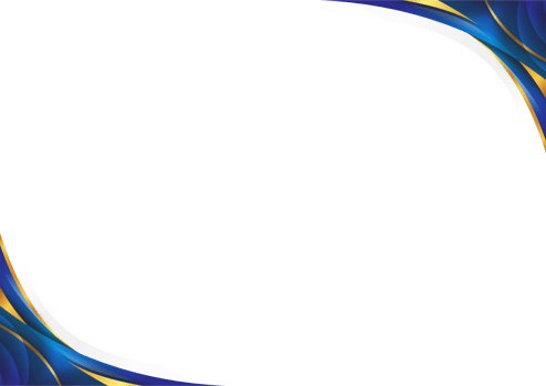 WAVE ABSTRACT BACKGROUND DESIGN - BLUE AND GOLD png