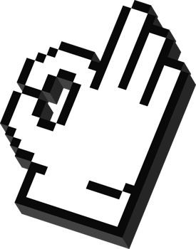 Ok Hand Emoji sticker 3D pixel icon. Unique style Emoji icons png