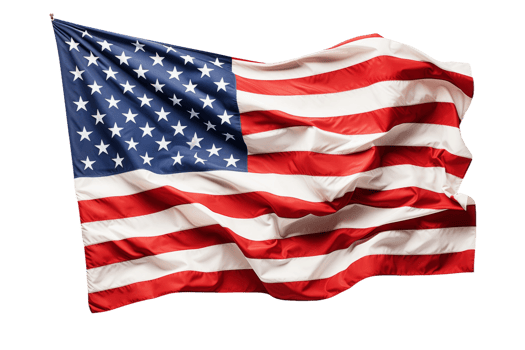 Waving American Flag png